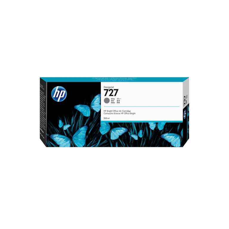 F9J80A/727 Ink cartridge gray 300ml for HP DesignJet T 920/930