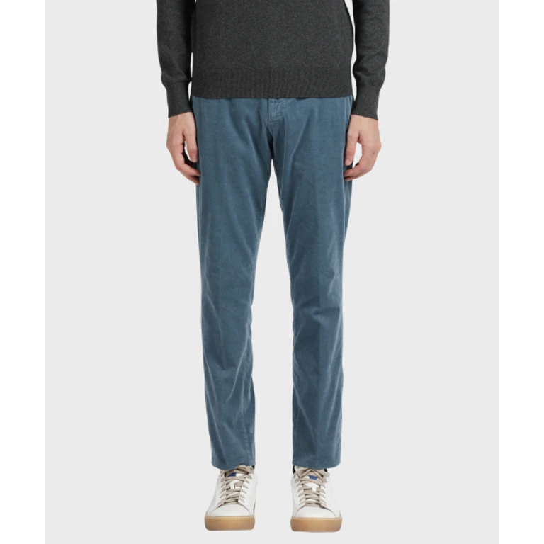 Sky Blue Modal Blend Drawstring Pants