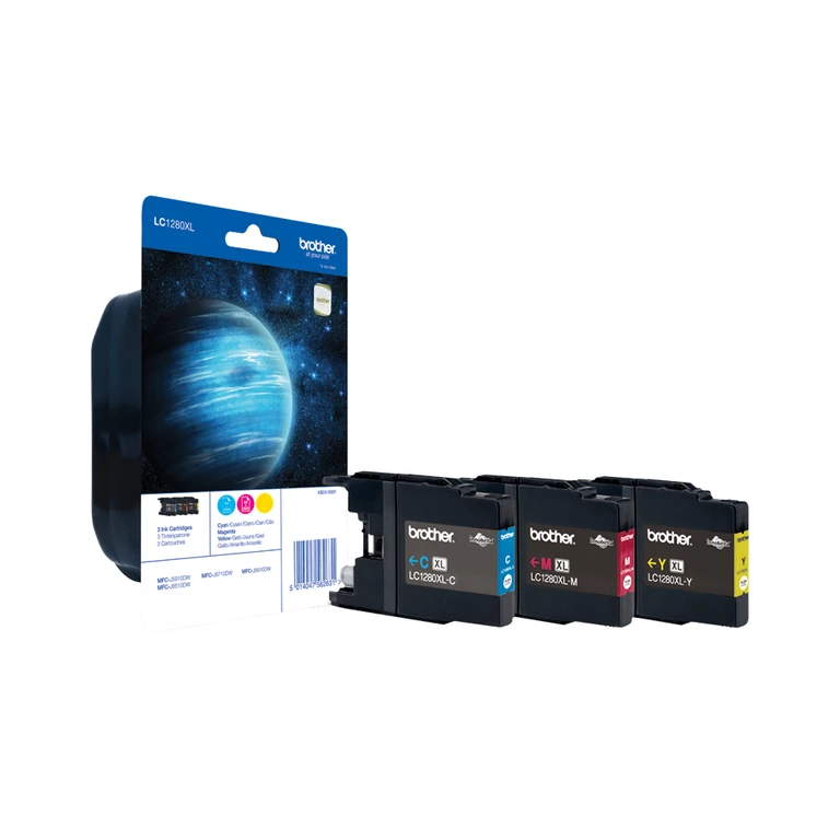 LC-1280XLRBWBP Ink cartridge multi pack C.M.Y. 3x1.2K pages IS