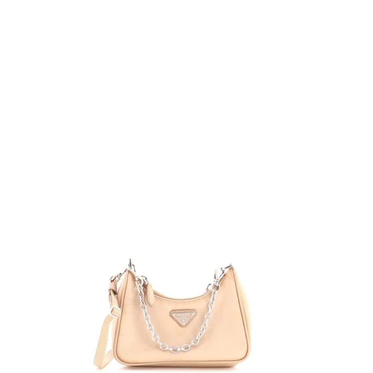 Re-Edition Shoulder Bag Tessuto Mini