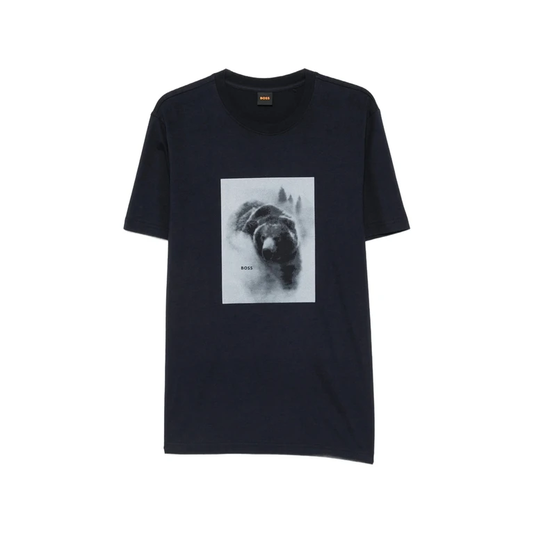 Bear-print T-shirt
