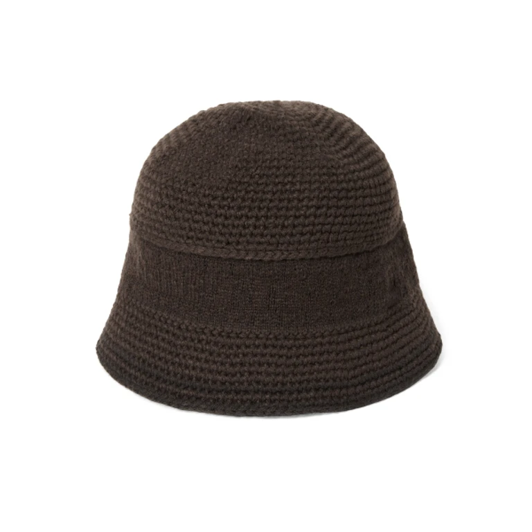 Crochet Bucket Hat Brown