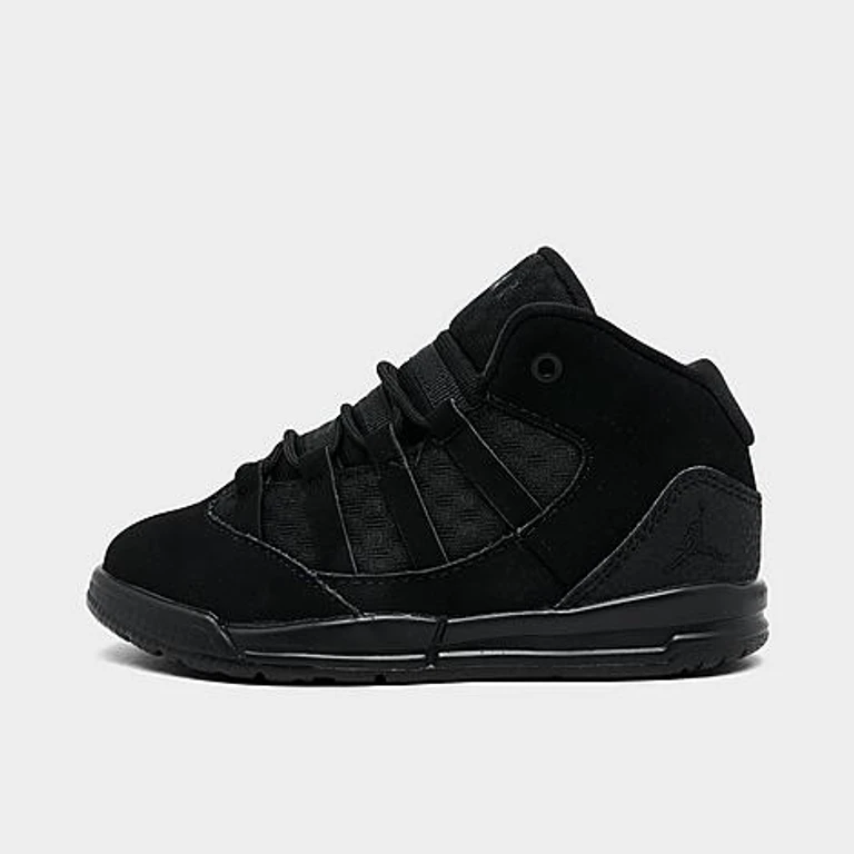 Boys Toddler Max Aura Basketball Shoes in Black/White Size: 4.0