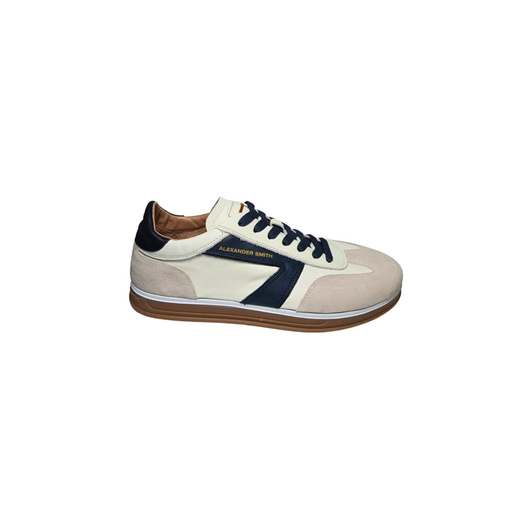 TMM_3373_WBN Alexander Smith Men's White Leather