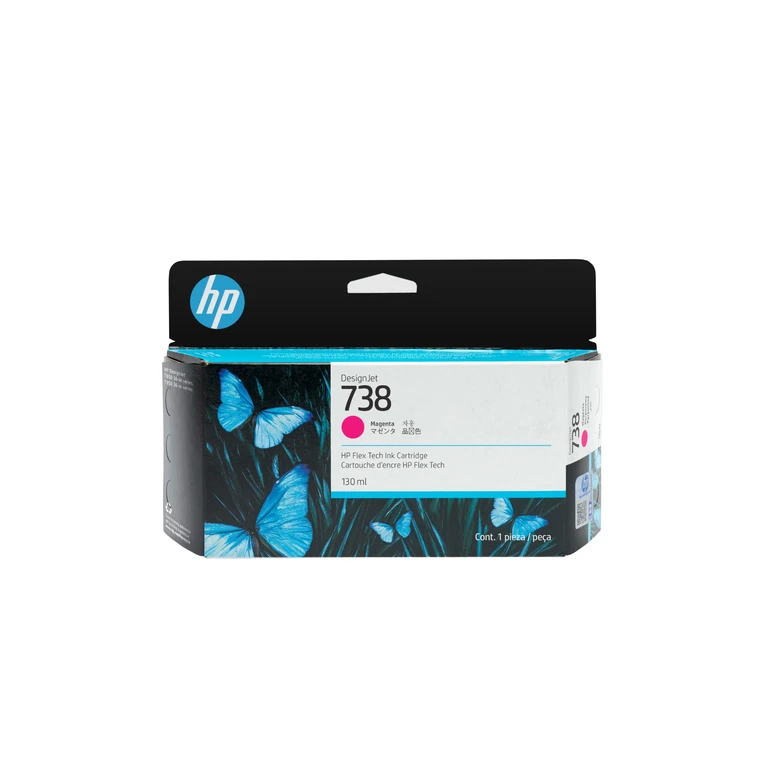 498N6A/738 Ink cartridge magenta 130ml for HP DesignJet T 850