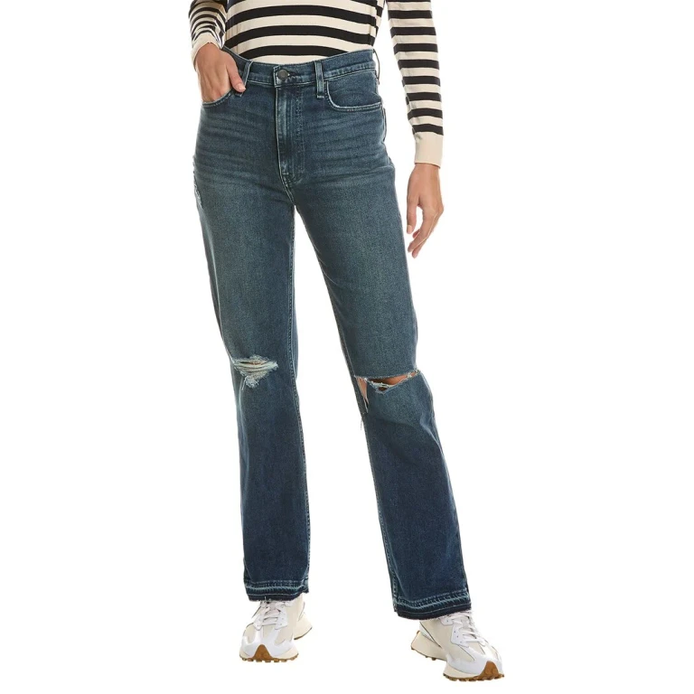 Jade High-Rise Seascape Loose Fit Straight Leg Jean