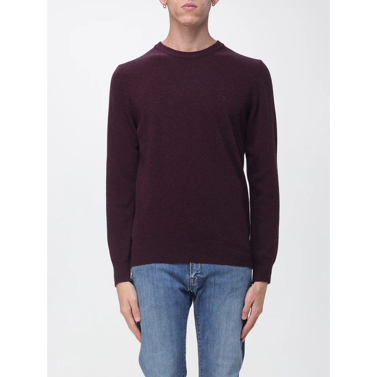 Crew-Neck Wool Jumper with Ribbed Cuffs and Hem (203EK042723)
