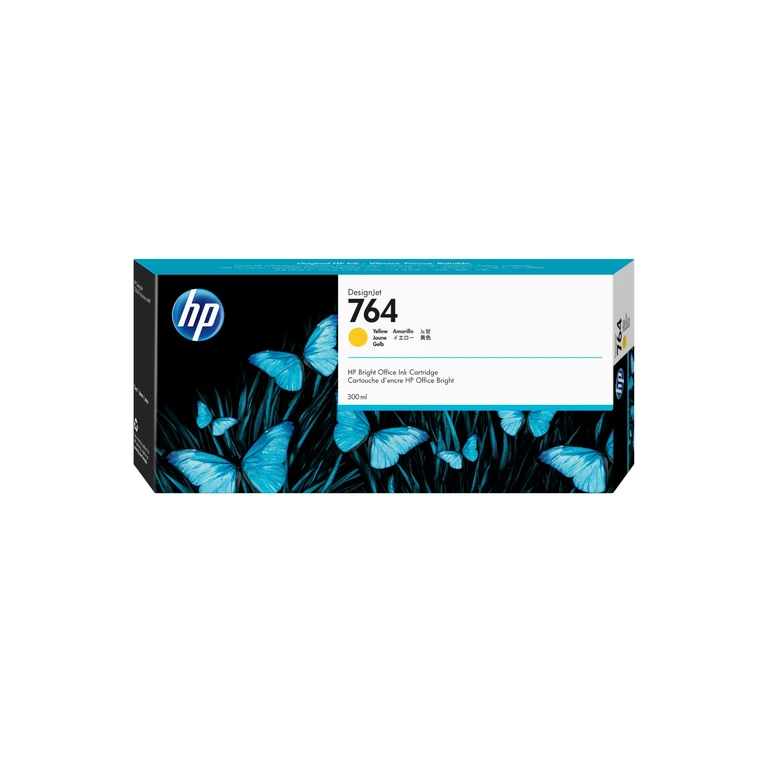 C1Q15A/764 Ink cartridge yellow 300ml for HP DesignJet T 3500