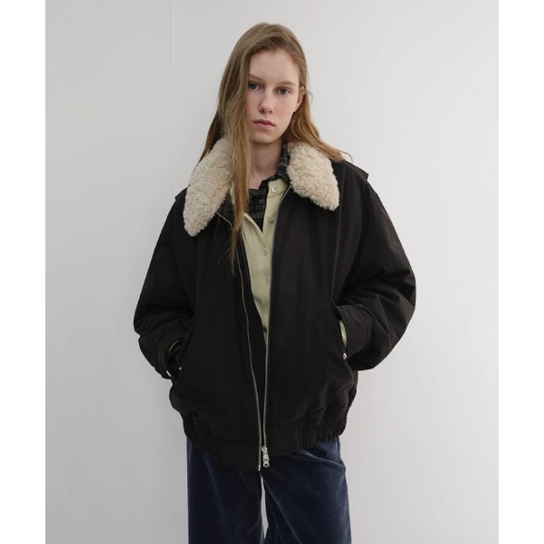 UNISEX FLIGHT PADDED JACKET BLACK