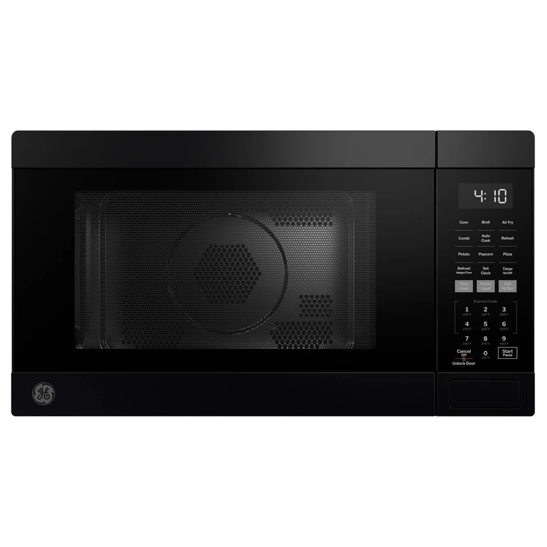 GE® 1.0 Cu. Ft. Capacity Countertop Convection Microwave Oven with Air Fry in Black size 11.875 H x 20.6 W x 16.60 D | GCST10A1WBB | Stainless Steel