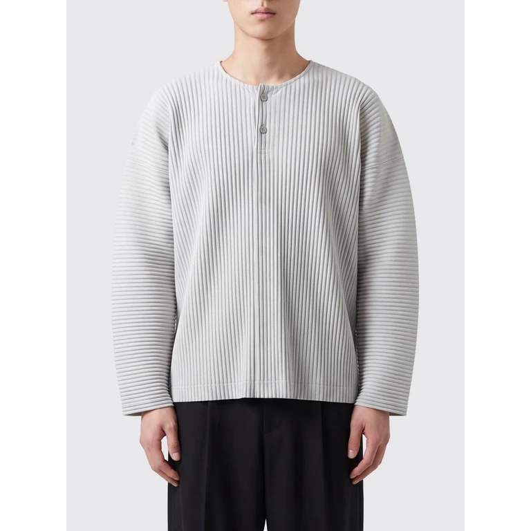 HOMME PLISSE' ISSEY MIYAKE Sweater Men color Grey (HP68JK09313)