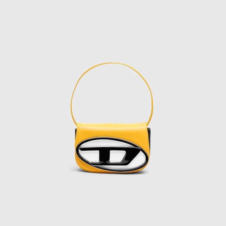 1DR - Iconic shoulder bag in nappa leather - Shoulder Bags - Woman - Yellow
