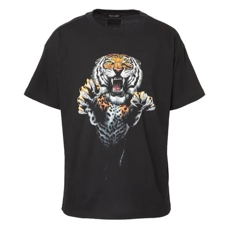 Tiger Print Cotton T-Shirt