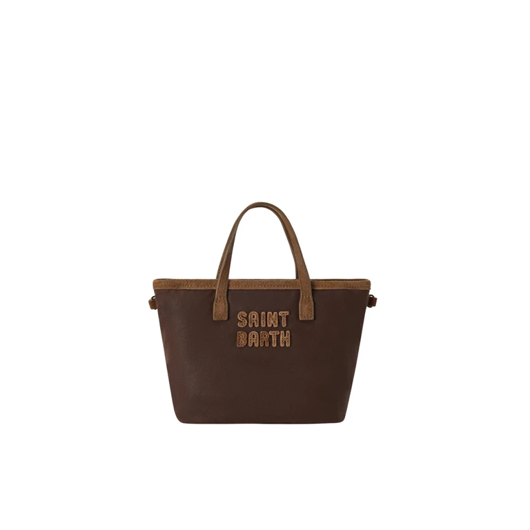 mini bag Saint Barth with contrasting logo