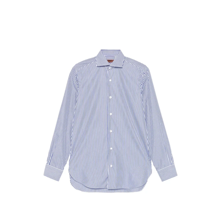 Striped-print Long-sleeve Shirt