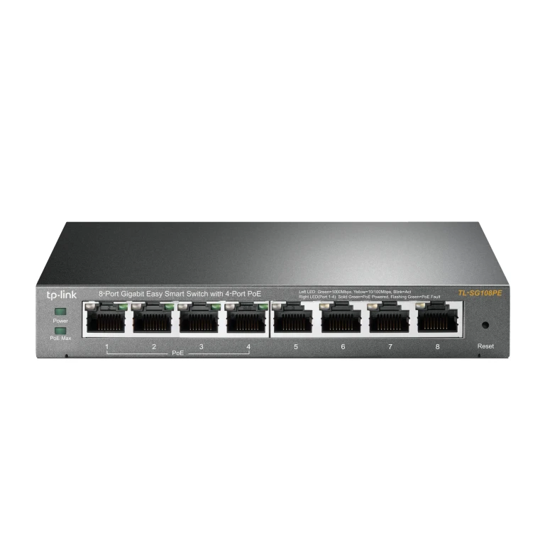 8-Port Gigabit Easy Smart Switch with 4-Port PoE