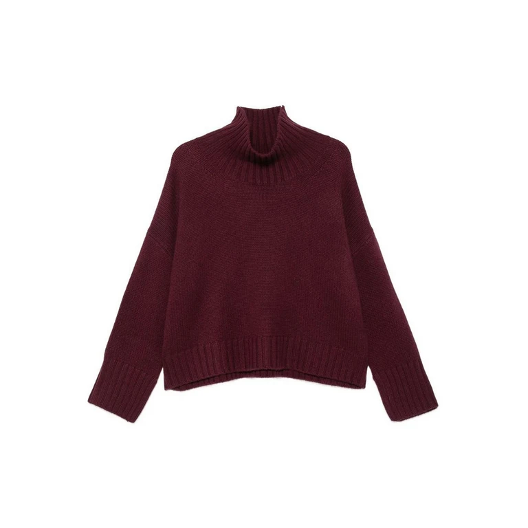 Pull Col Roulé - Bordeaux (FW25SF2104912076BORDEAUX)
