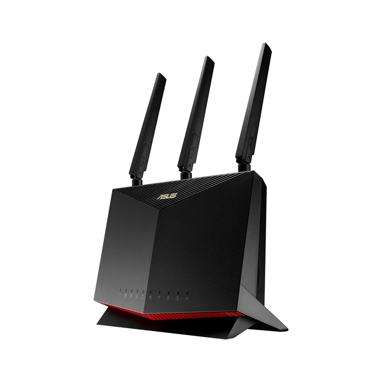 4G-AC86U wireless router Gigabit Ethernet Dual-band (2.4 GHz / 5 GHz) Black