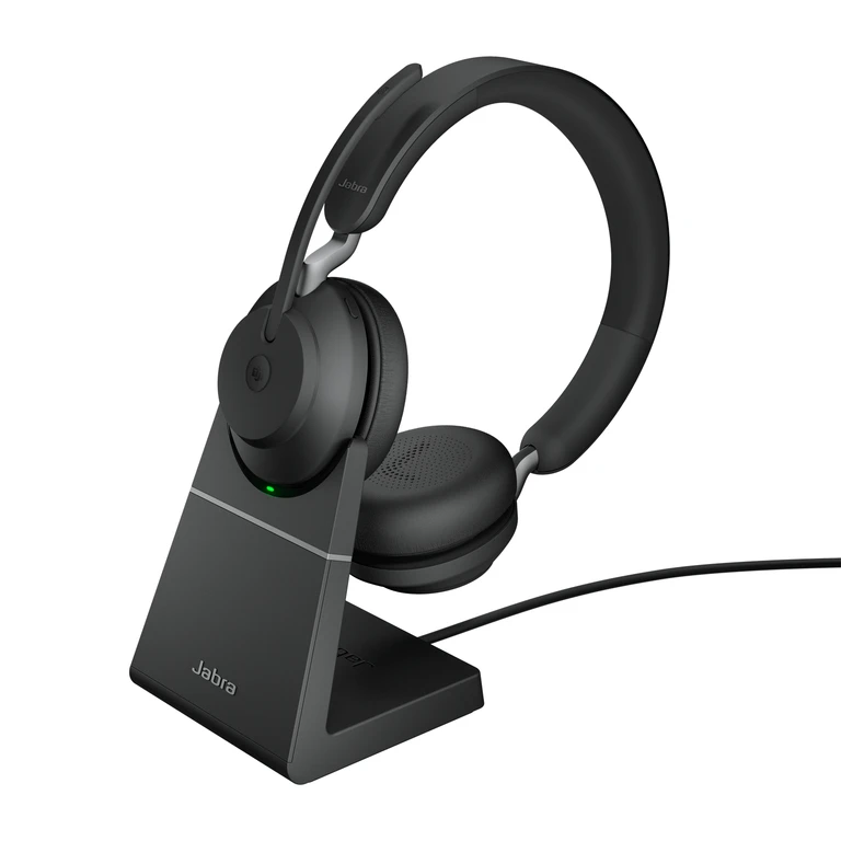 Evolve2 65 USB-C Black MS Chrg stand Stereo