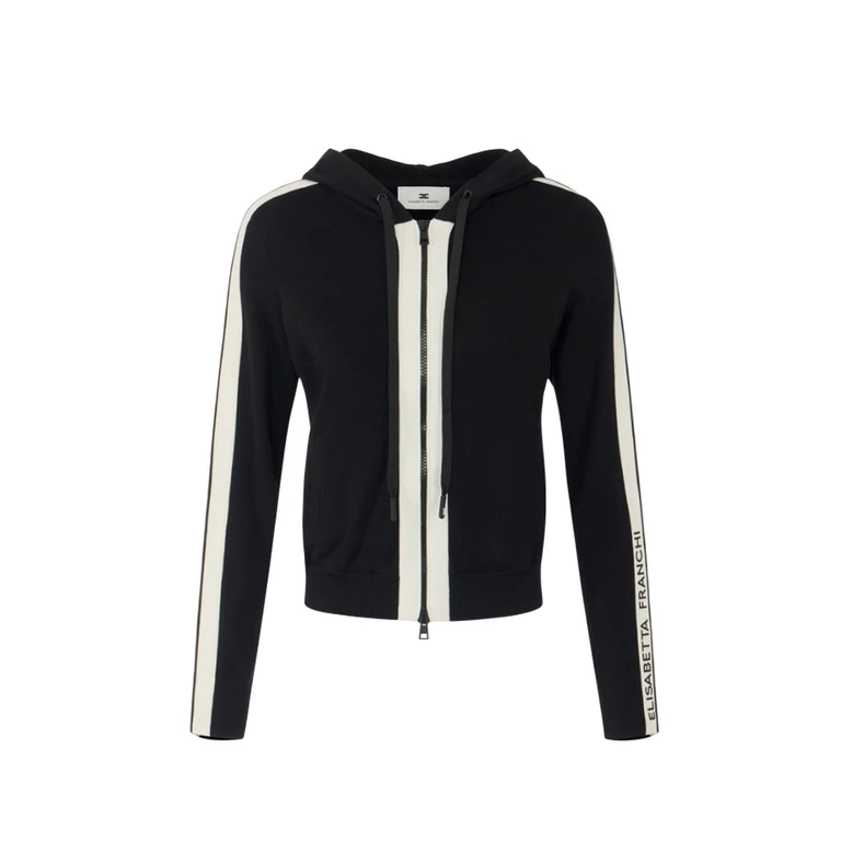 Women's knitwear Elisabetta Franchi - tricot mesh - black