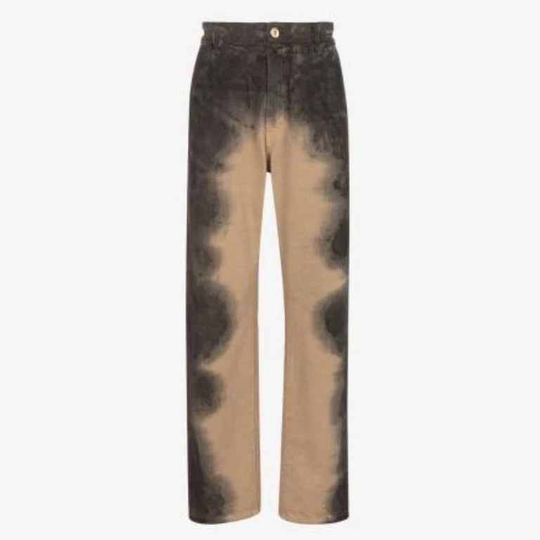 Ombre Dyed Denim Trousers