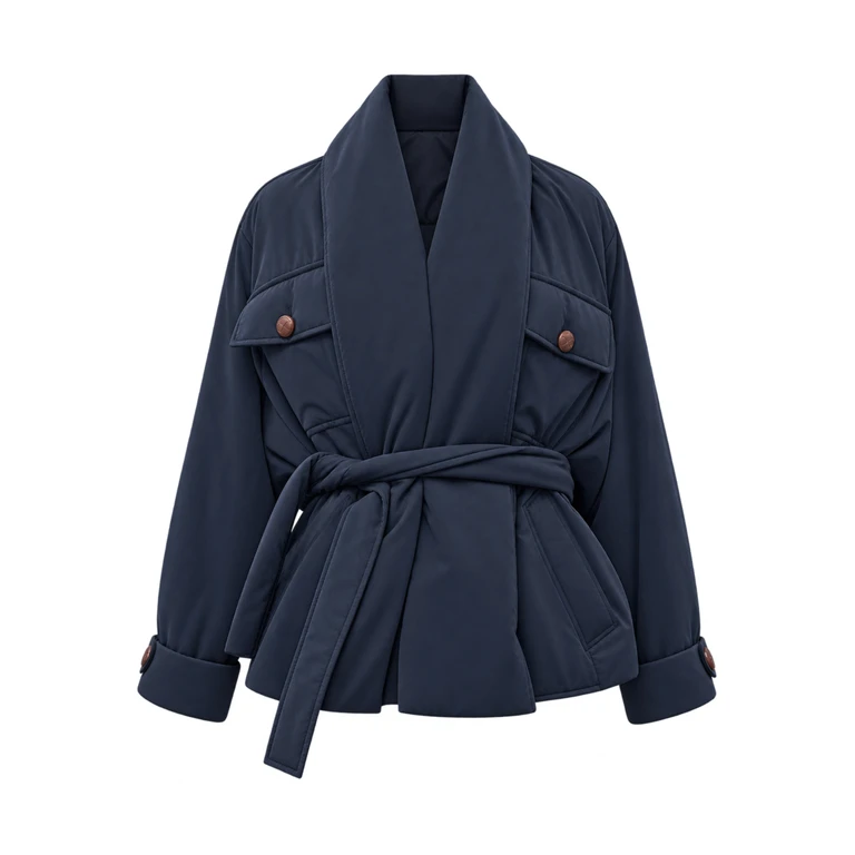 jacket Tela with belt