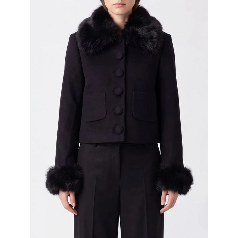 Coat Woman color Black (SC26080JABBLACK)