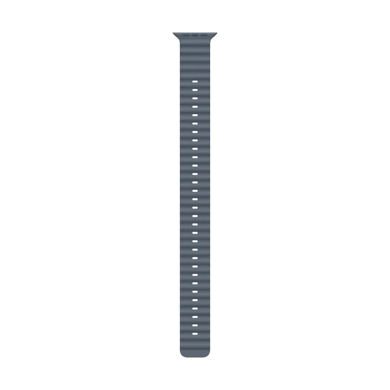 Apple MGCK4ZM/A smart wearable accessory Band Blue Fluoroelastomer, Titanium