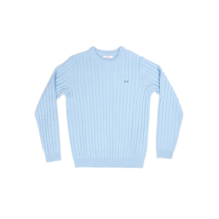Men's sweater Sun68 K44155 81 SKY BLUE
