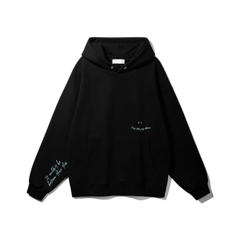 Smile Hoodie BK6794_Black