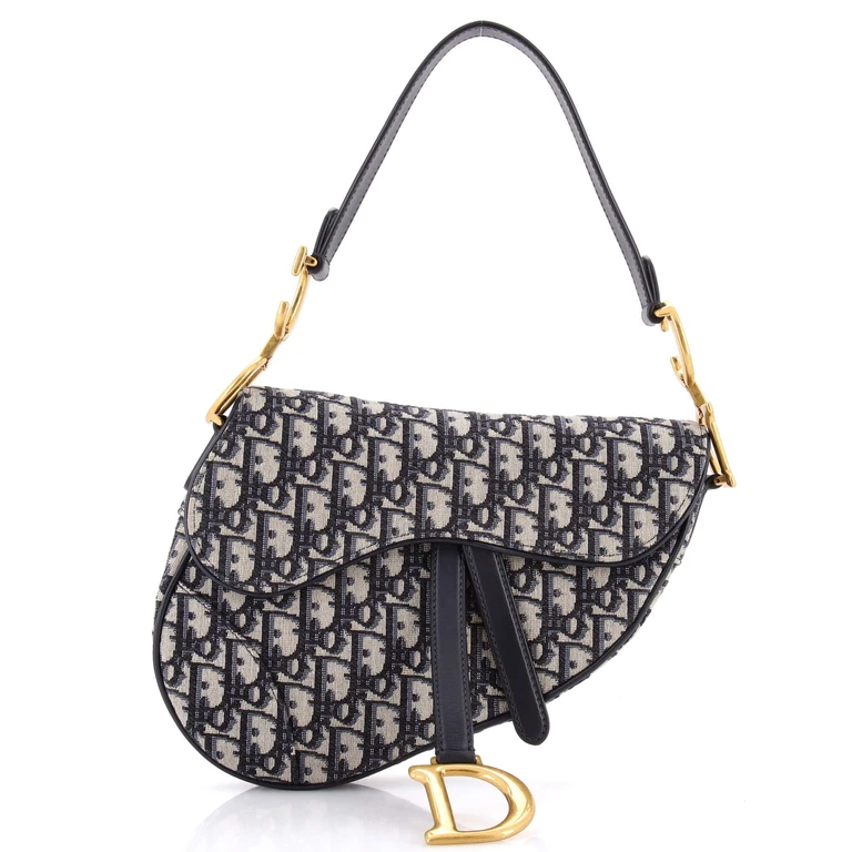 Saddle Handbag Oblique Canvas Medium