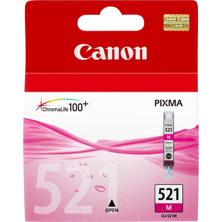 Canon 2935B001/CLI-521M Ink cartridge magenta. 445 pages ISO/IEC 24711