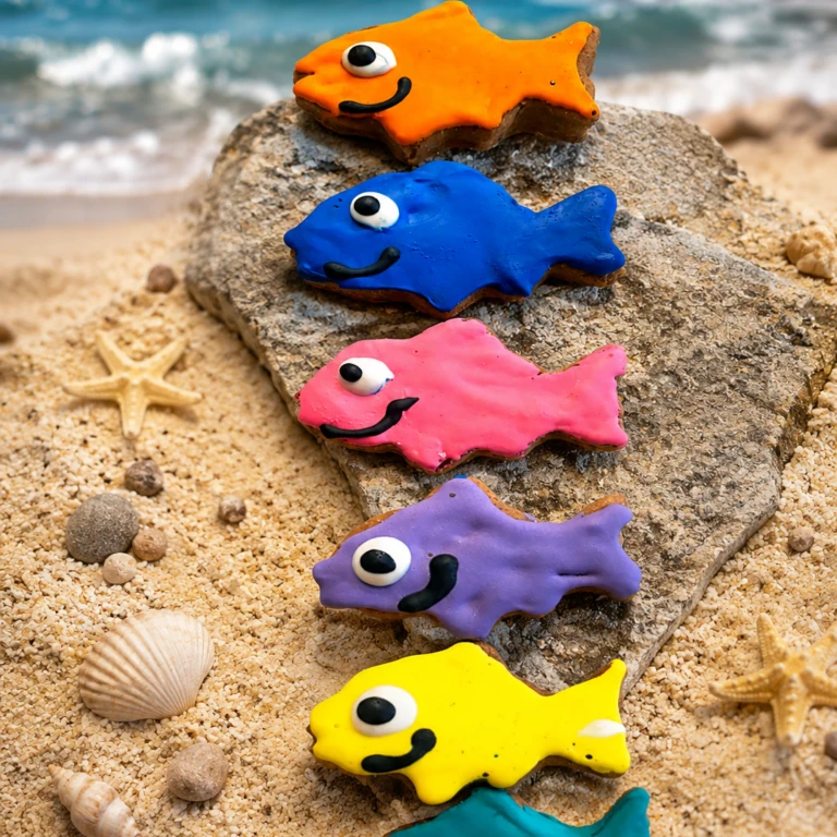 Pawaquarium Treats Organic Decorated Dog Cookie Gift Box