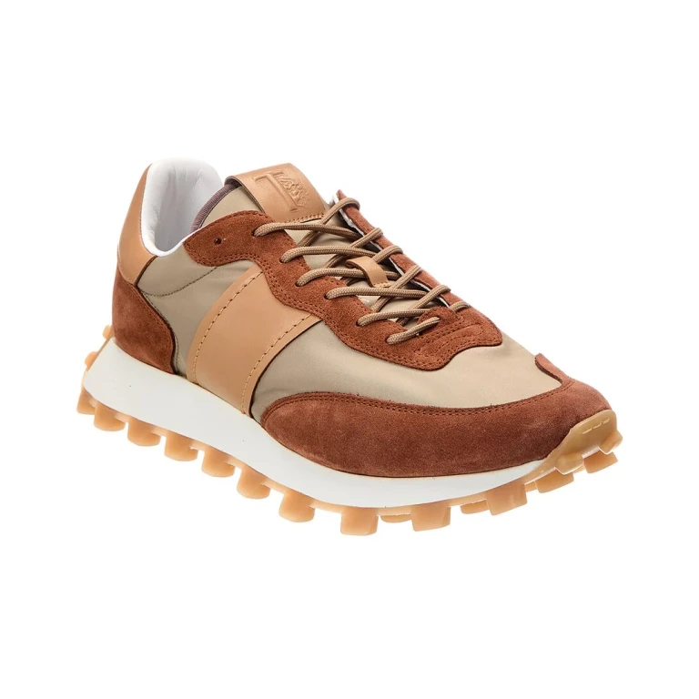 Tod's Suede, Leather & Nylon Sneaker