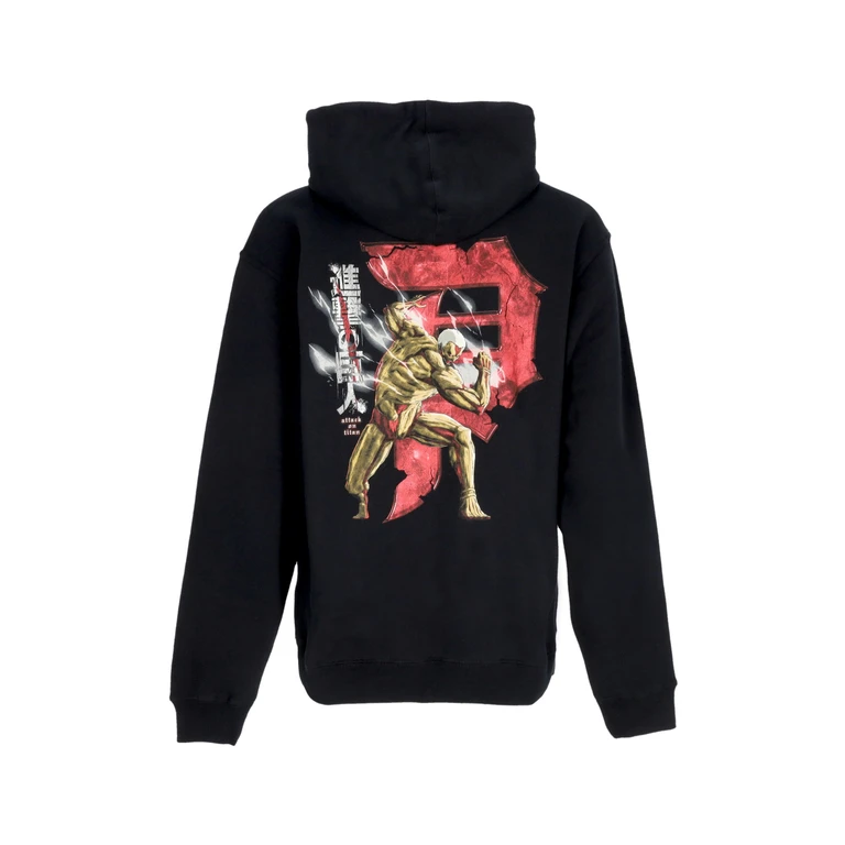 Armored Dirty P Hoodie X Attack On Titan Black Men's Hoodie