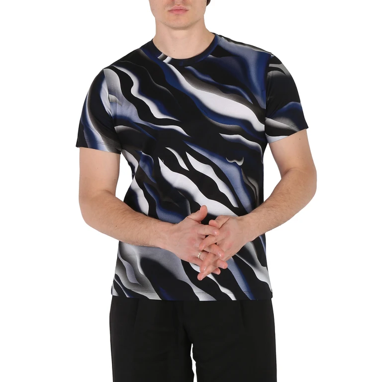 Mens Sistine Chapel Print Short Sleeve Cotton T-Shirt