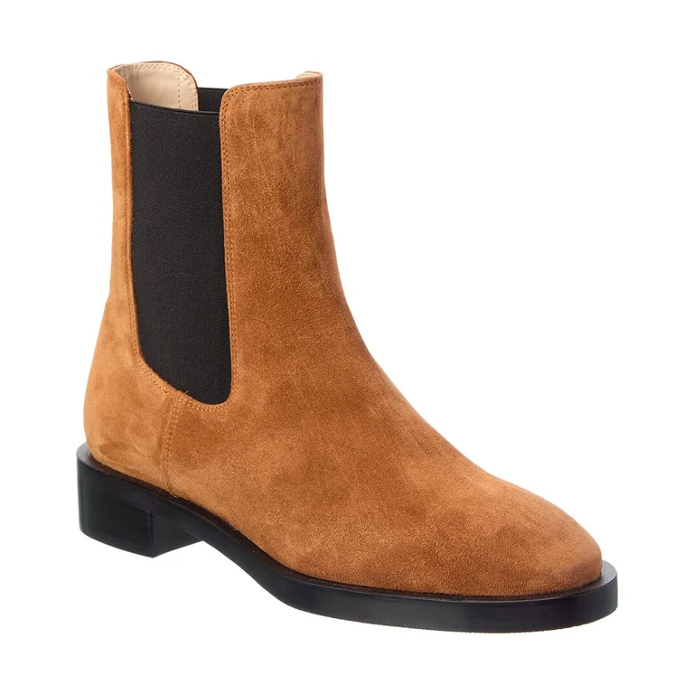Lenora Suede Chelsea Bootie