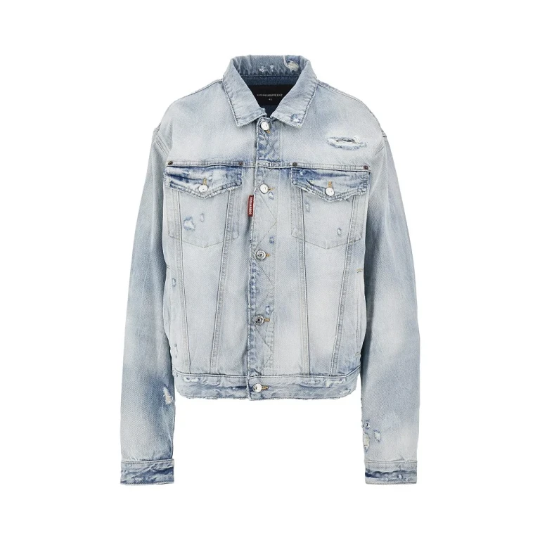 Vintage effect denim jacket Man 48