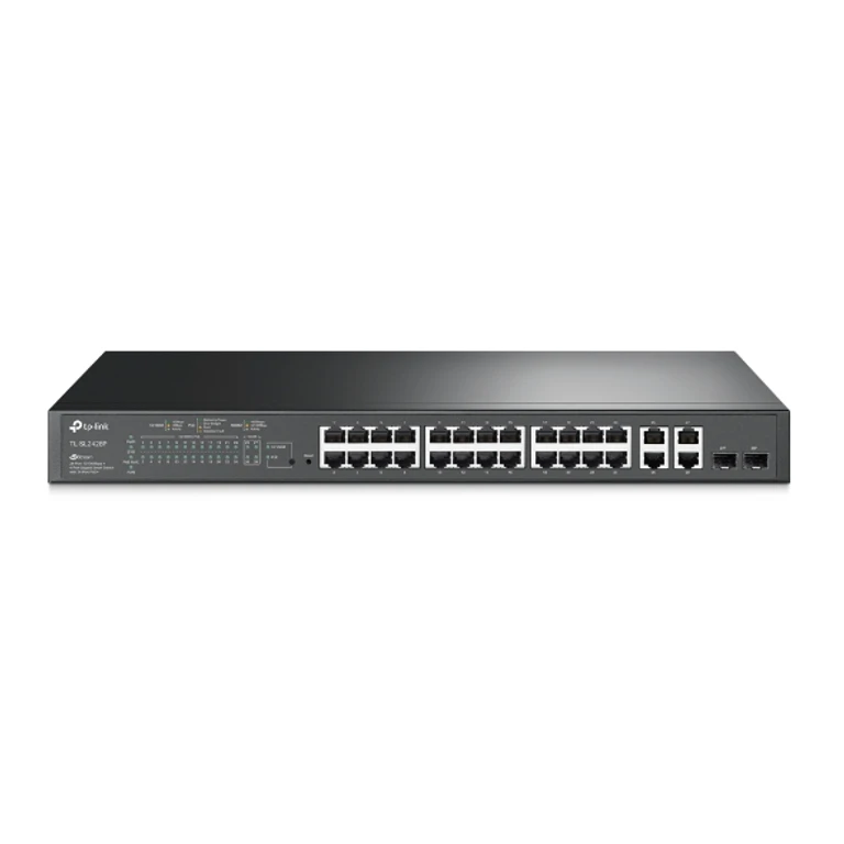 JetStream TL-SL2428P Managed L2 Fast-Ethernet-PoE-Switch