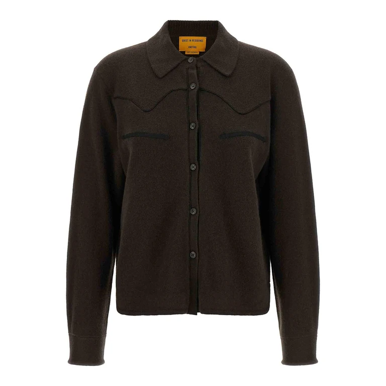 Chemise - Cropped Western (W46810JMBURNTCOCOA)