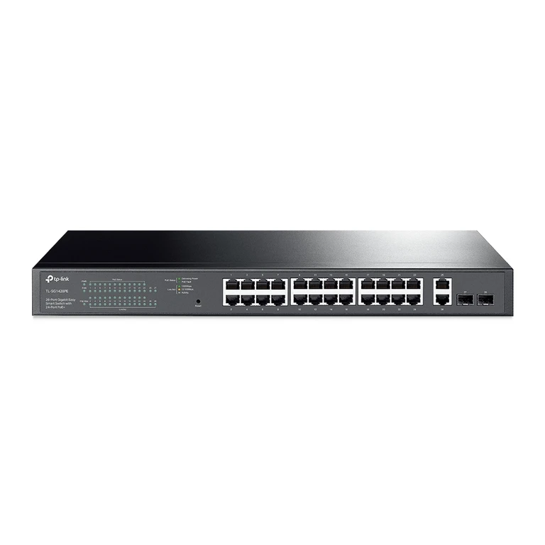 28ポート ギガビット Easy Smart スイッチ（24ポート PoE+）