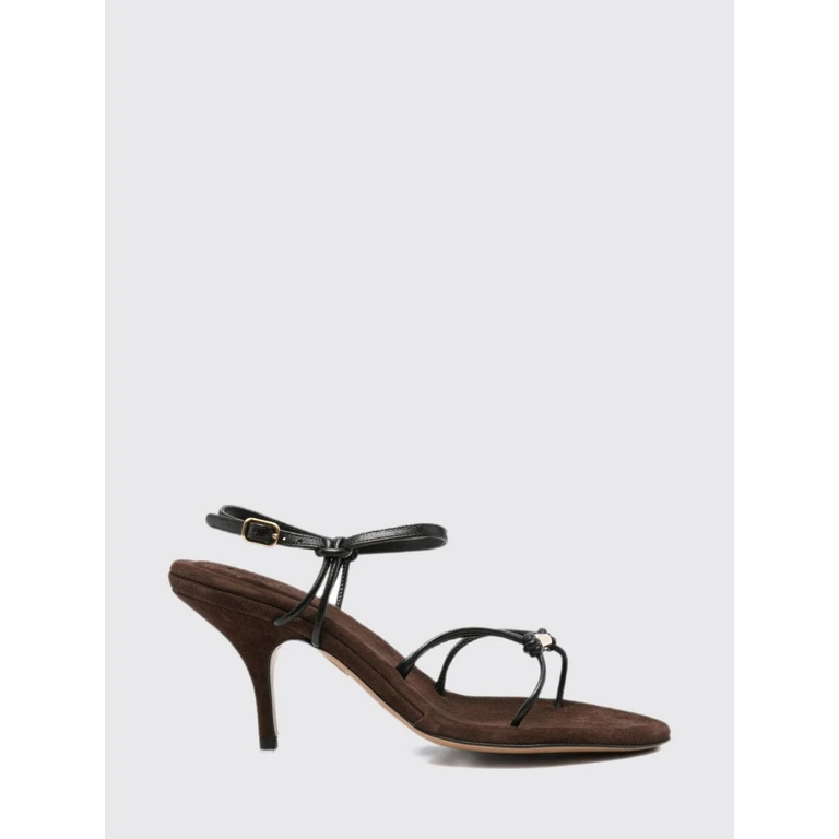 CHLOÉ Matilda Suede Heeled Sandals with a High Stiletto Heel and Ankle Strap (CH26A20CZA001)