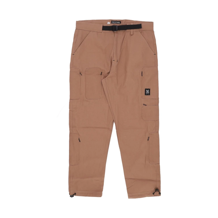 Hidden Cargo Pants Brown Men's Long Pants