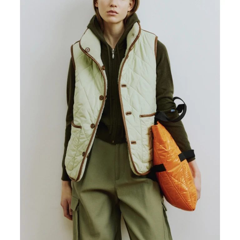 ASHTON Walker Reversible Vest [Green Haze]