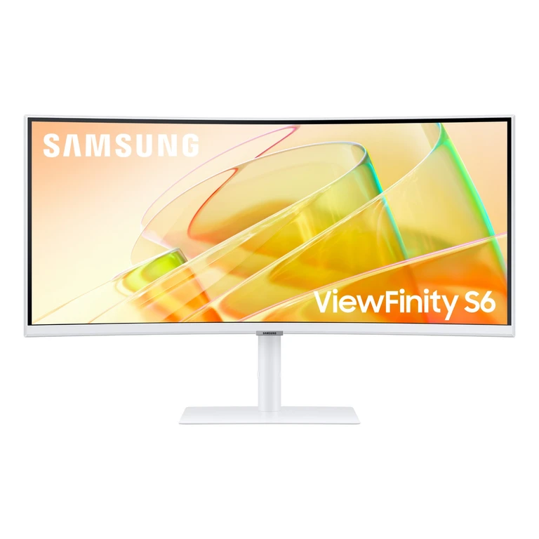 Samsung 34" UltraWide QHD Monitor, White (LS34C650TAU)