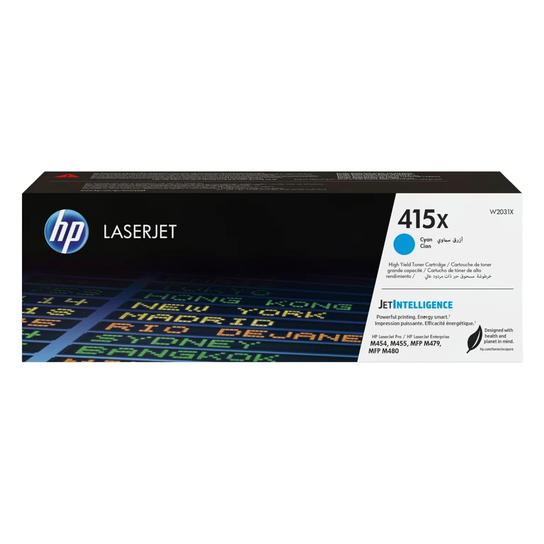 HP W2031X/415X Toner cartridge cyan. 6K pages ISO/IEC 19798 for HP E 4