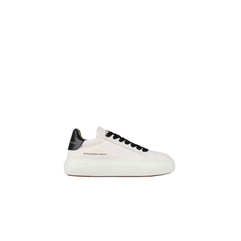 asbcsow-3561-wbk Alexander Smith Women's White Leather