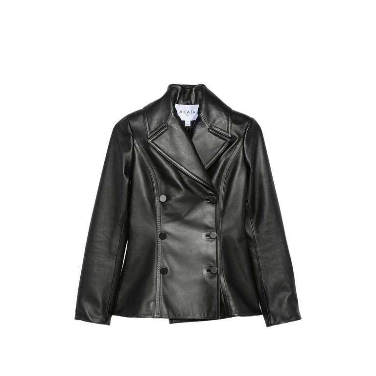 Double-breasted Leather Jacket