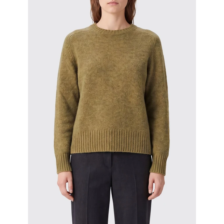 Slim Fit Crewneck Jumper in Wool and Alpaca Blend with Long Sleeves (PUL1321ENVIEVER46)