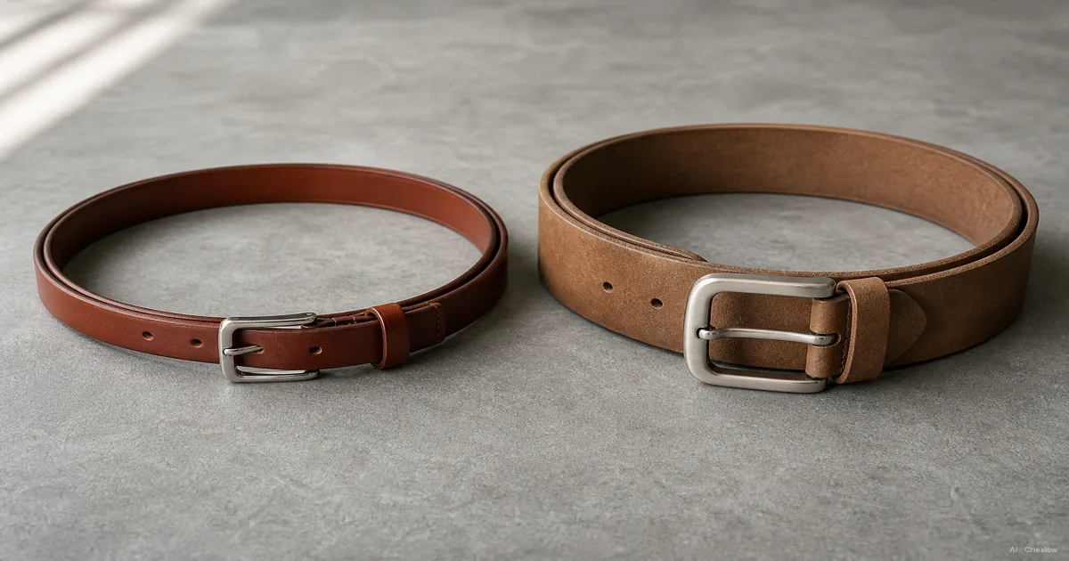Belt Width Dress vs Casual: How Wide Should Your Belt Actually Be